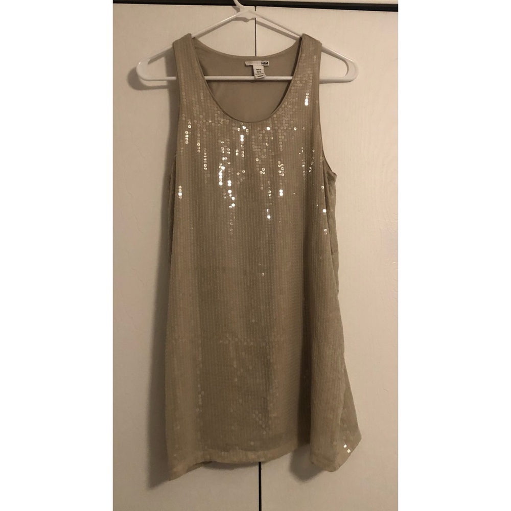 Beautiful sequin shift dress.